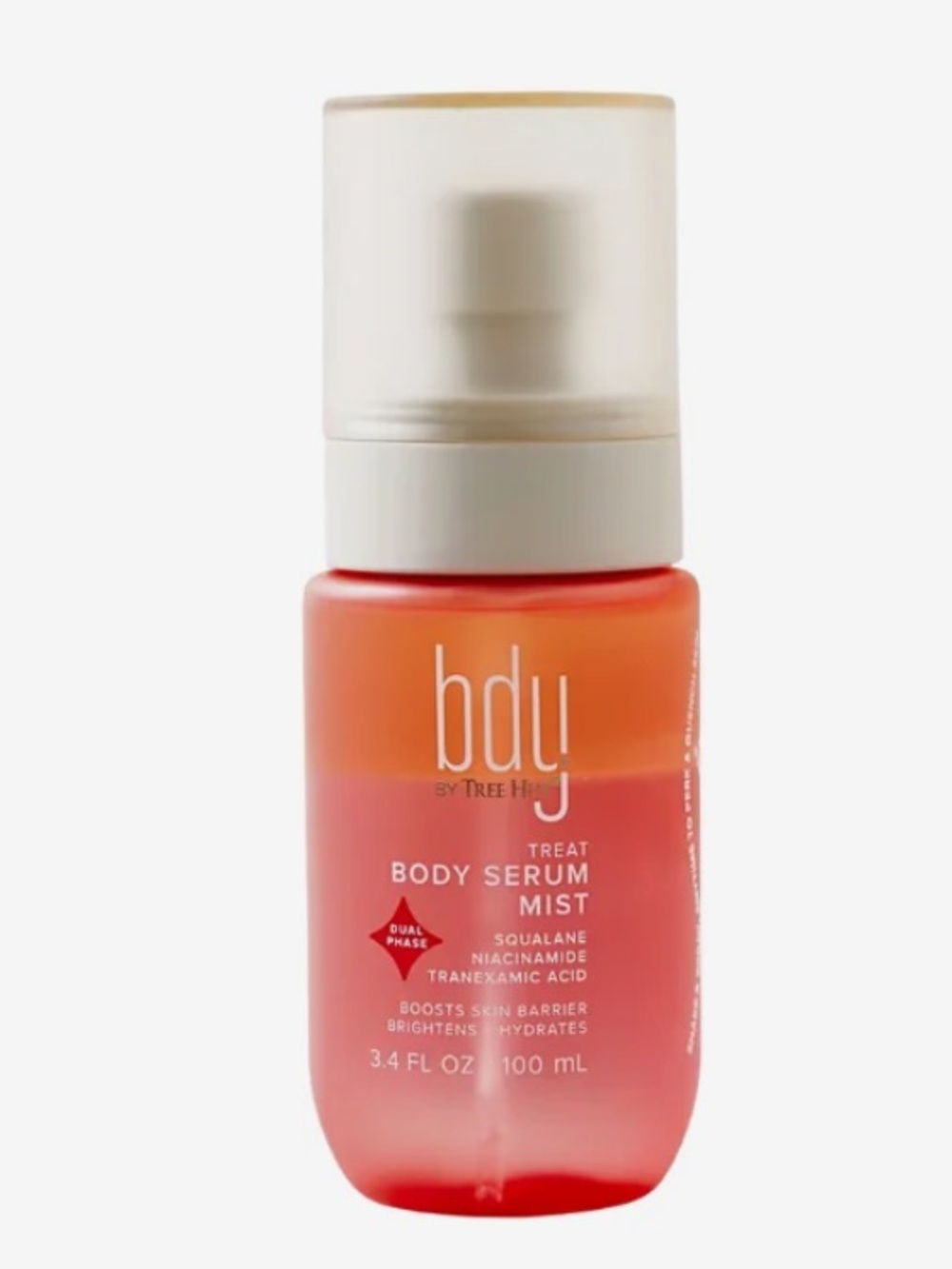 bdy. By Tree Hut Brightening Dual Phase Body Serum Mist 3.4oz BRAND NEW